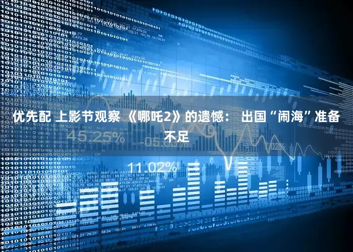 优先配 上影节观察 《哪吒2》的遗憾： 出国“闹海”准备不足